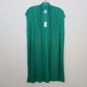 Ly Lexi York 100% Bamboo Sleeveless Cardigan